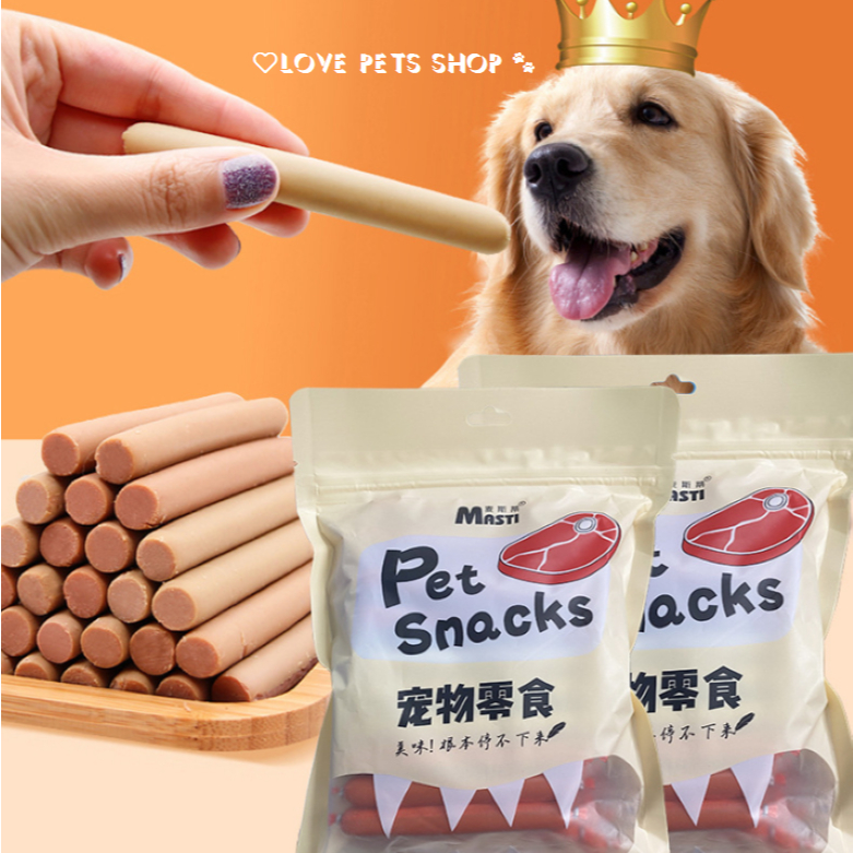 Product image Xúc xích cho Chó Mèo thương hiệu Taotaopets và Masti bịch 30 cây - Love Pets Shop Trộn 3 vị:Masti