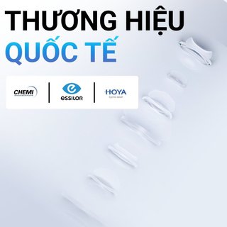 Tròng Kính Giảm Bám Đọng Nước  Cận Loạn Eye Plus Hoya 1.55 Chính Hãng Phản Quang Hạn Chế Chống Bám Vân Tay