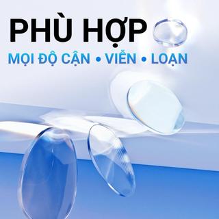 Tròng Kính Giảm Bám Đọng Nước  Cận Loạn Eye Plus Hoya 1.55 Chính Hãng Phản Quang Hạn Chế Chống Bám Vân Tay