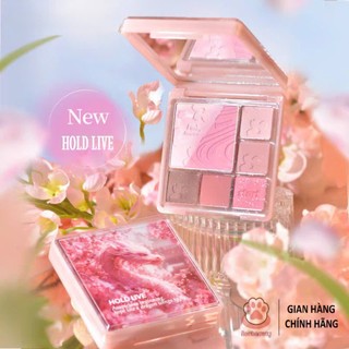 [HOLD LIVE] Bảng Phấn Mắt Kèm Má Hồng  HOLD LIVE CON RỒNG Pink Mist Dream 14g (HL734)