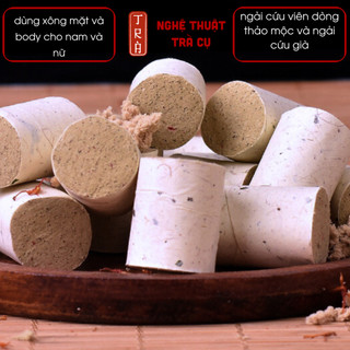 Ngải cứu thảo mộc viên nhỏ dùng xông lưu thông kh-í h-uyết cho cả n-am và n-ữ 1 hộp 54 viên