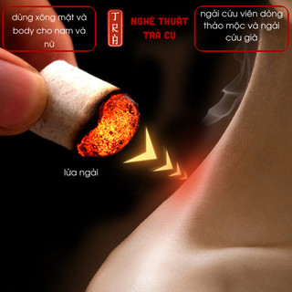 Ngải cứu thảo mộc viên nhỏ dùng xông lưu thông kh-í h-uyết cho cả n-am và n-ữ 1 hộp 54 viên