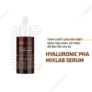 Tinh chất giúp giảm nếp nhăn, cải thiện độ đàn hồi cho da Ekseption Hyaluronic PHA mixlab serum 75ml