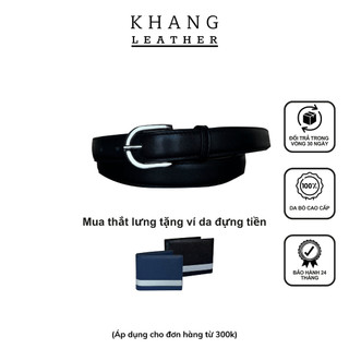 Thắt lưng da bò nhập khẩu mặt khóa hợp kim cao cấp, lỗi 1 đổi 1 bảo hành 12 tháng bản khóa 2.2cm menswear