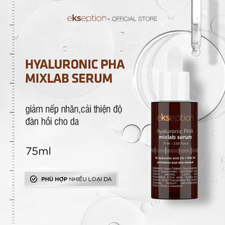 Tinh chất giúp giảm nếp nhăn, cải thiện độ đàn hồi cho da Ekseption Hyaluronic PHA mixlab serum 75ml