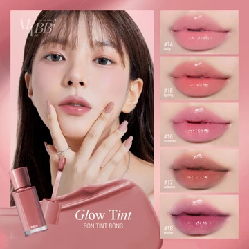 Son Tint Bóng BBIA Glow Tint MLBB Edition – Son Lì Bóng Tự Nhiên, Dưỡng Ẩm Môi, Màu Đẹp Chuẩn Hàn