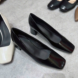 Gót Bích Đế Vuông Da Mềm Fullbox / Mieo Shoes G1307 G1308