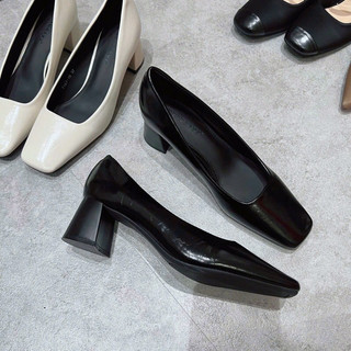 Gót Bích Đế Vuông Da Mềm Fullbox / Mieo Shoes G1307 G1308
