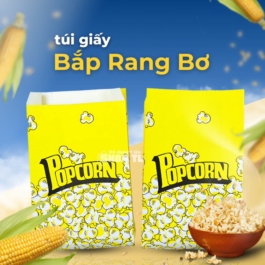 100 Túi Giấy Dựng Bắp Rang Bơ | Shopee Việt Nam