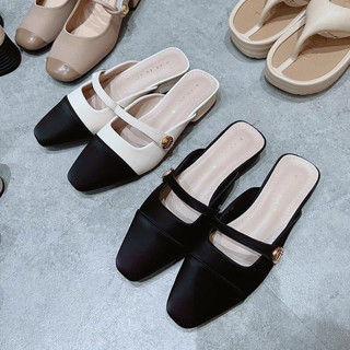Sục Nữ Mũi Tù Da Mềm Sang Trọng QC Fullbox / Mieo Shoes D2773 D2774