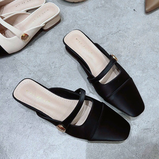 Sục Nữ Mũi Tù Da Mềm Sang Trọng QC Fullbox / Mieo Shoes D2773 D2774