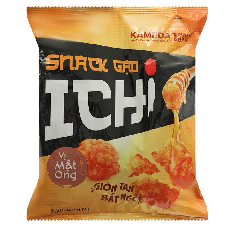 SNACK GẠO ICHI VỊ MẬT ONG GÓI 150G/ BÁNH GẠO ICHI MINI | Shopee Việt Nam
