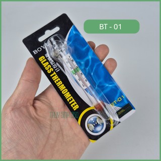 Nhiệt Kế Thủy Ngân Đo Nhiệt Độ Dành Cho Bể Thủy Sinh - Bể Cá Cảnh
