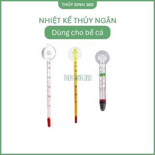 Nhiệt Kế Thủy Ngân Đo Nhiệt Độ Dành Cho Bể Thủy Sinh - Bể Cá Cảnh