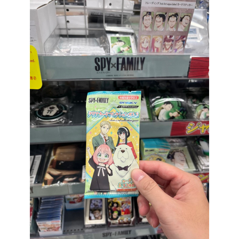 Tanpopo] Pack Thẻ Nhân Phẩm Spy X Family Clear Collection Vol 3 Card Random Limited I.734472927