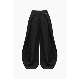 HYPNOTISM | "LOOSE WIDE PLEAT PANTS" - Quần kaki xếp ly tà đắp, ống siêu rộng có nút bấm cực chất