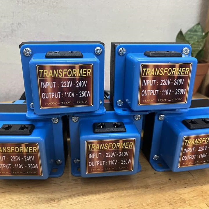 Biến áp chuyển đổi nguồn 220v ra 100v 110v 120v biến thế 250w, dùng cho thiết bị điện Nhật Bản công suất thực150W