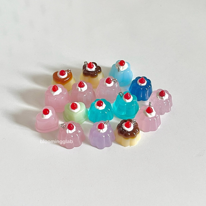 𝐛𝐥𝐨𝐨𝐦𝐞𝐫𝐚.𝐜𝐛 ⭑ - Móc khoá pudding mini trang trí điện thoại ( đọc kĩ mô tả )