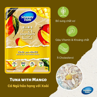[COMBO 20-10-5] Pate TRÁI CÂY SNAPPY TOM 70gr Cao Cấp - Pate SNAPPY TOM Trái Cây Cho Mèo