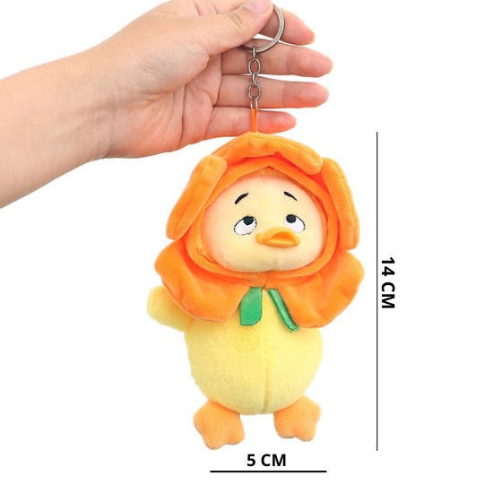 Móc Khóa Vịt Vàng Gấu Bông Móc Khoá Vịt Mỏ Hỗn Có Hương Thơm Gấu Bông Vịt Vàng Mỏ Hỗn Đáng Yêu