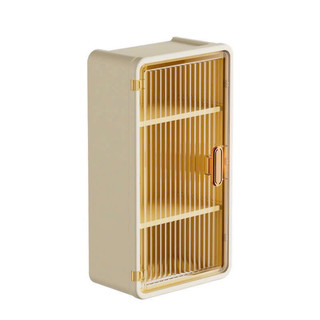 Kệ Đựng Đồ Nhà Tắm 3 Tầng Đa Năng, Hộp Chứa Giấy Chia Ngăn Dán Tường Thích Hợp Cho Không Gian Nhỏ```