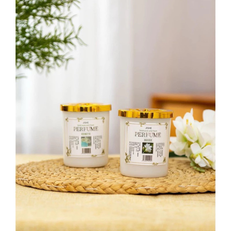 Sáp Thơm Phòng, Sáp Khử Mùi Xe Hơi, Lọ Thơm Phòng Perfume 150g Lưu Hương Lâu