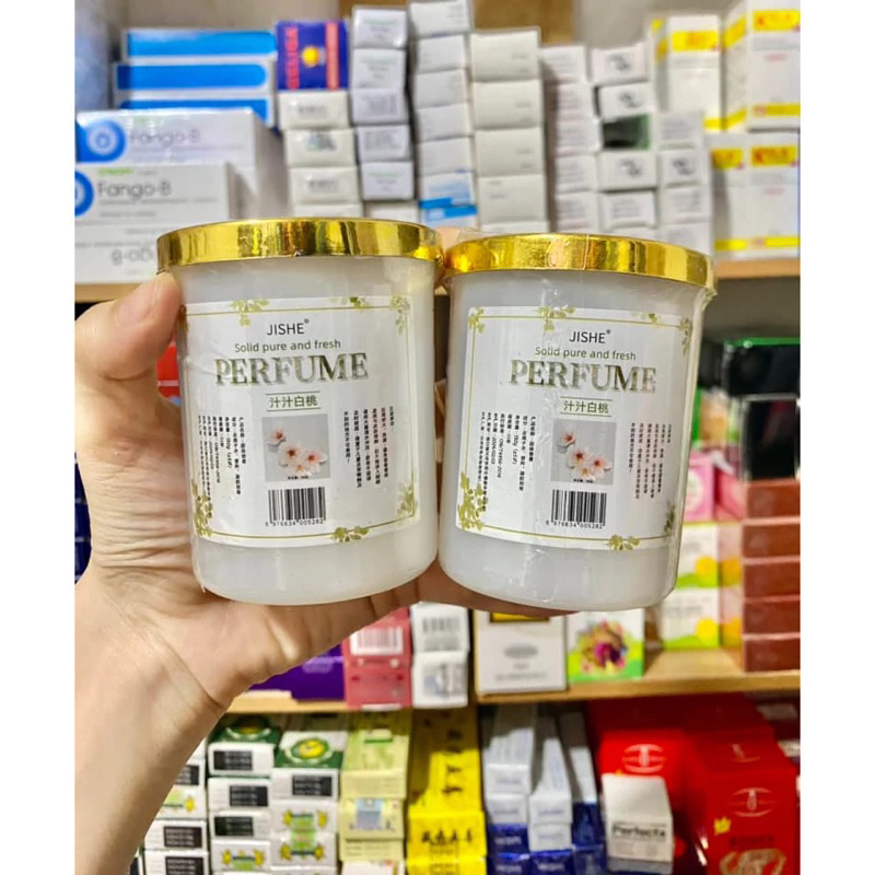 Sáp Thơm Phòng, Sáp Khử Mùi Xe Hơi, Lọ Thơm Phòng Perfume 150g Lưu Hương Lâu