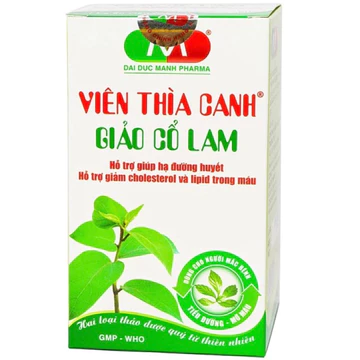 ✅(Chính hãng)Viên thìa canh giảo cổ lam hỗ trợ giúp hạ đường huyết hỗ trợ giảm cholesterol và lipid trong máu hộp 60viên