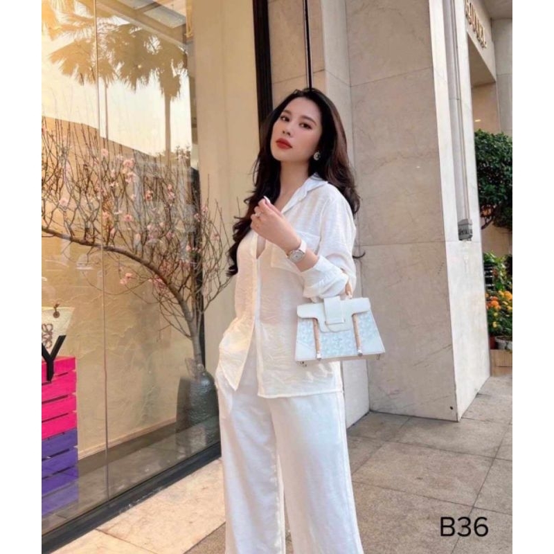 Bộ đũi tơ tay dài quần dài mềm mát, hàng đẹp may kỹ
