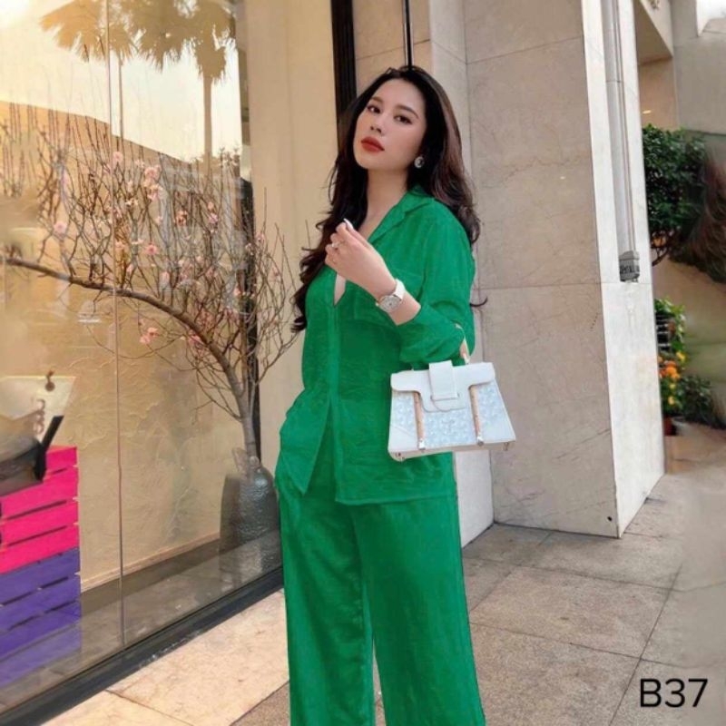 Bộ đũi tơ tay dài quần dài mềm mát, hàng đẹp may kỹ