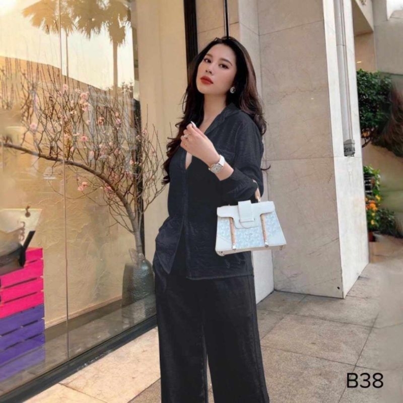 Bộ đũi tơ tay dài quần dài mềm mát, hàng đẹp may kỹ