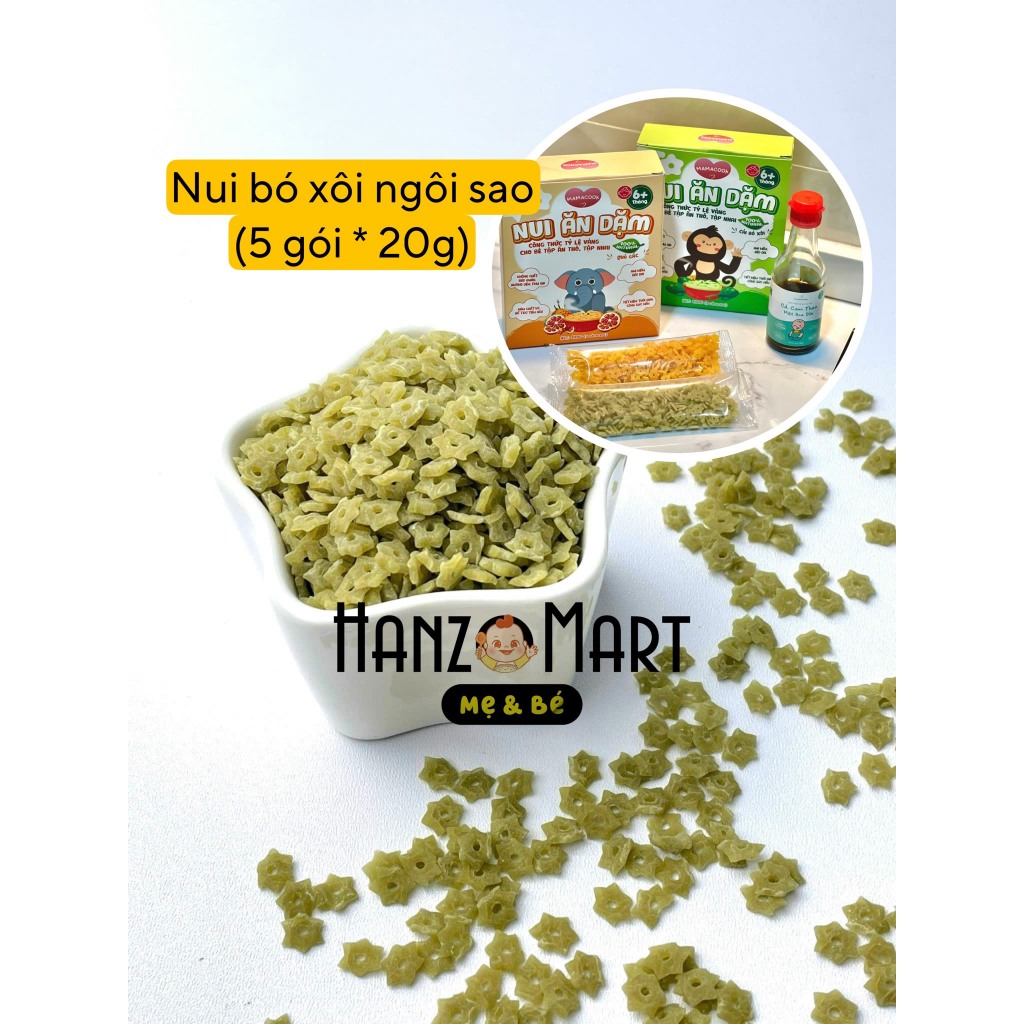 Nui ăn dặm cho bé Mamacook rau củ - hanzomart