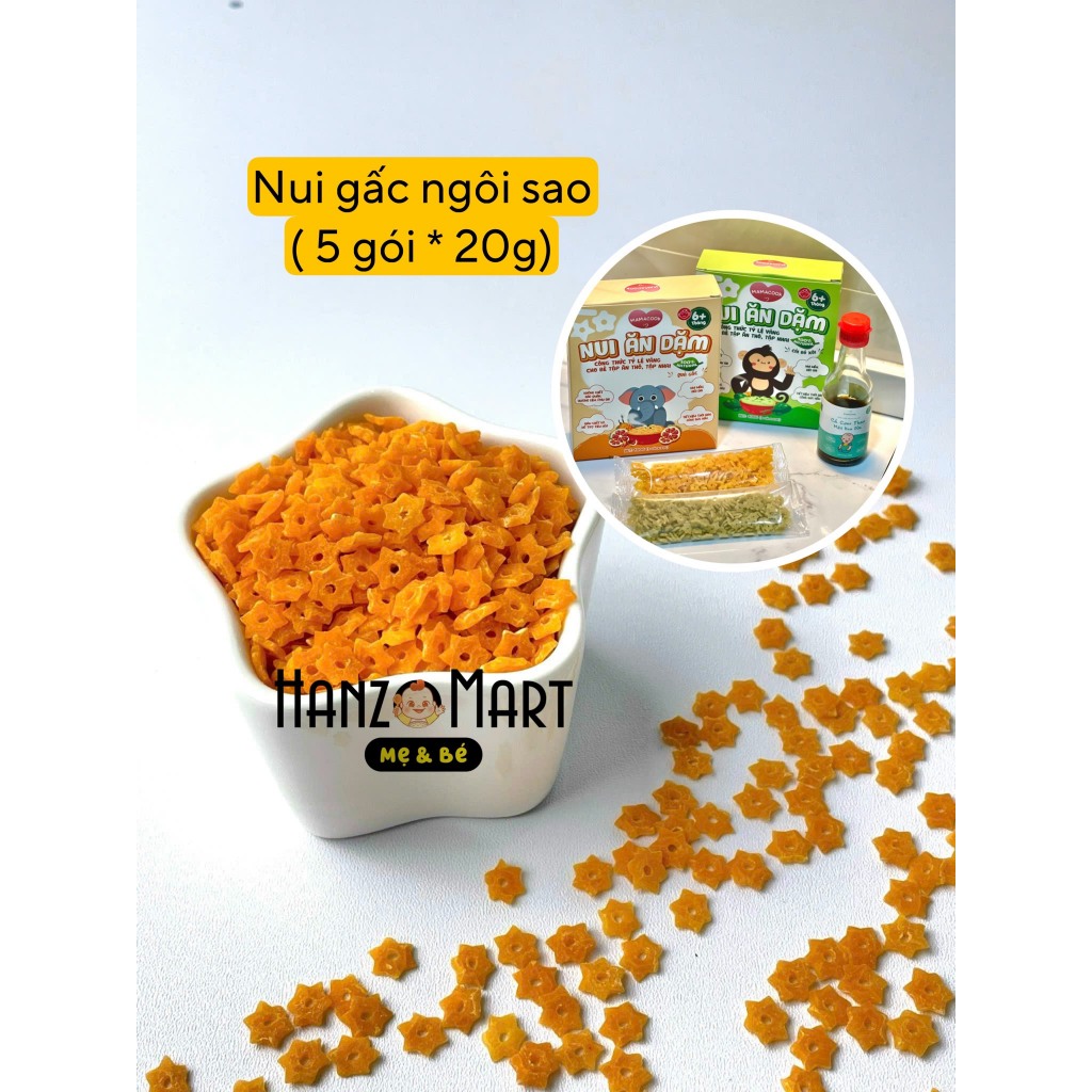 Nui ăn dặm cho bé Mamacook rau củ - hanzomart