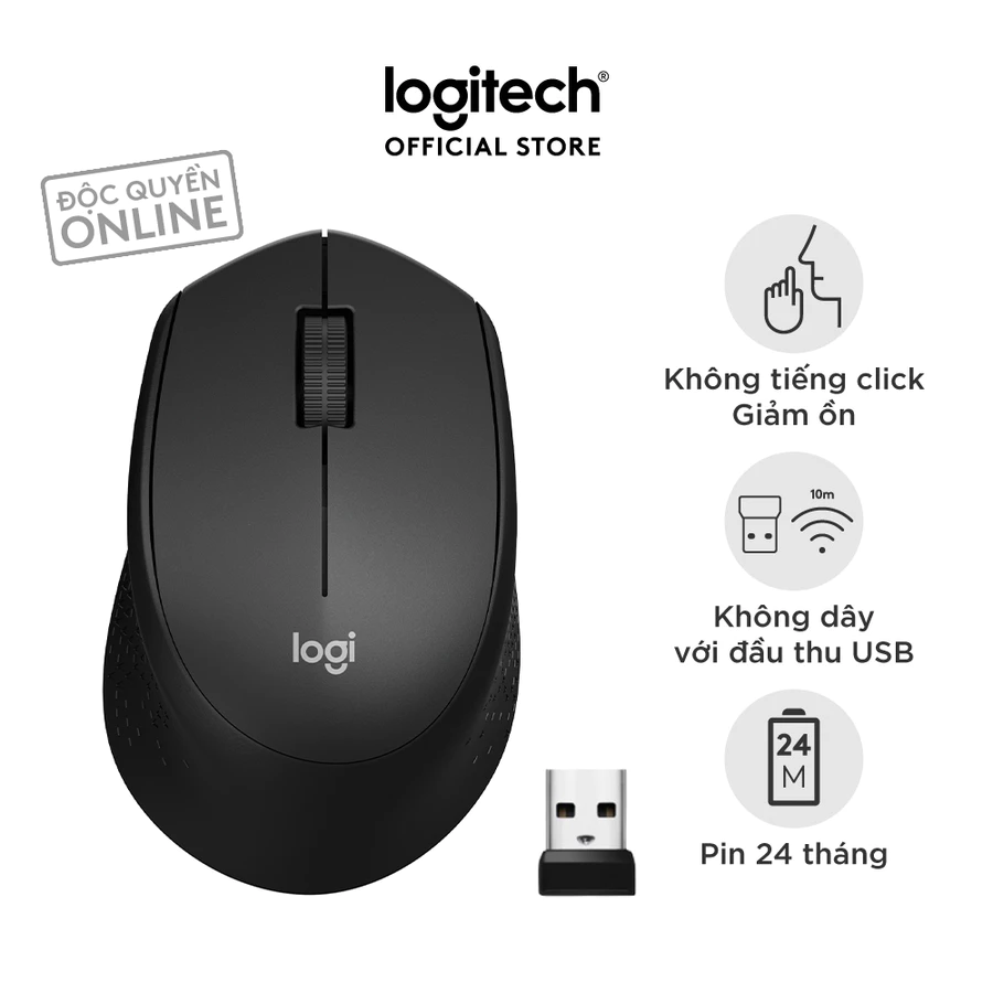 Chuột Logitech M330 Silent Plus