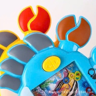 COMBO 2 CHIẾC Đồ chơi máy game bắn vòng nước hình con cua(Size to), Máy game bấm vòng nước vui nhộn