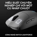 Chuột Gaming không dây Logitech G PRO 2 LIGHTSPEED, Switch LIGHTFORCE, Hero 2 32k DPI, USB-C — ảnh 7
