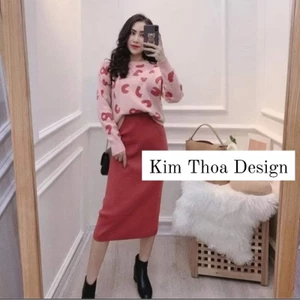 Set Len Hoạ Tiếc Kim Thoa Design Beo Cao Cấp Freesize