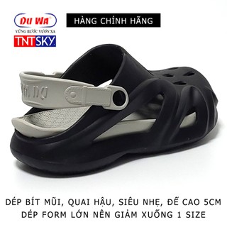 Dép Nam Bít Mũi Siêu Nhẹ, Đế Cao 5cm DUWA - Hàng Chính Hãng - SH505
