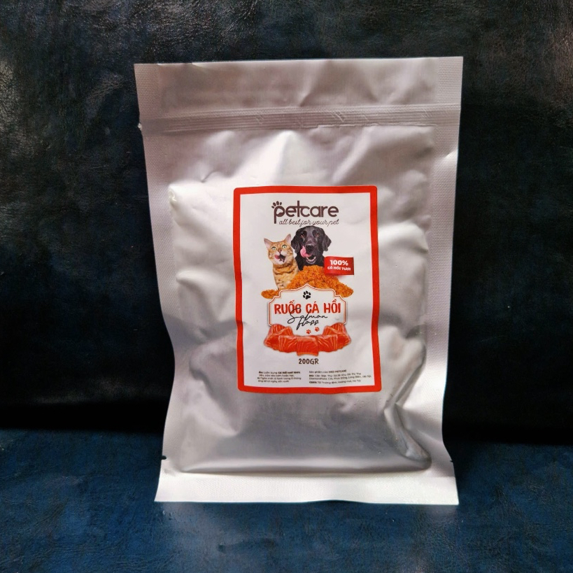 Ruốc Cá Hồi Ăn Liền PetCare ( Hũ 200gr và Gói 500gr )