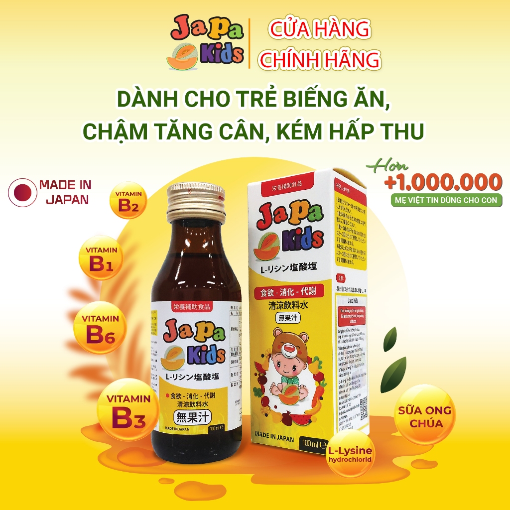 Ảnh Mua 3 Chai Siro Japa Kids Tặng 1 Kích Thích Ăn Ngon Tăng Cân Tăng Chiều Cao Cho Bé Chính Hãng JaPan 1
