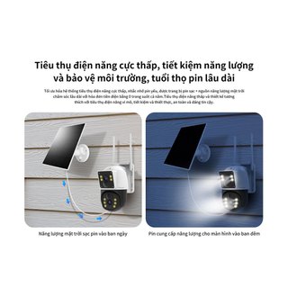 Camera Ngoài Trời Giám Sát Không Dây VSTARCAM BG66DR , Sử Dụng Năng Lượng Mặt Trời, Sử Dụng Sim 4G, Chống Nước