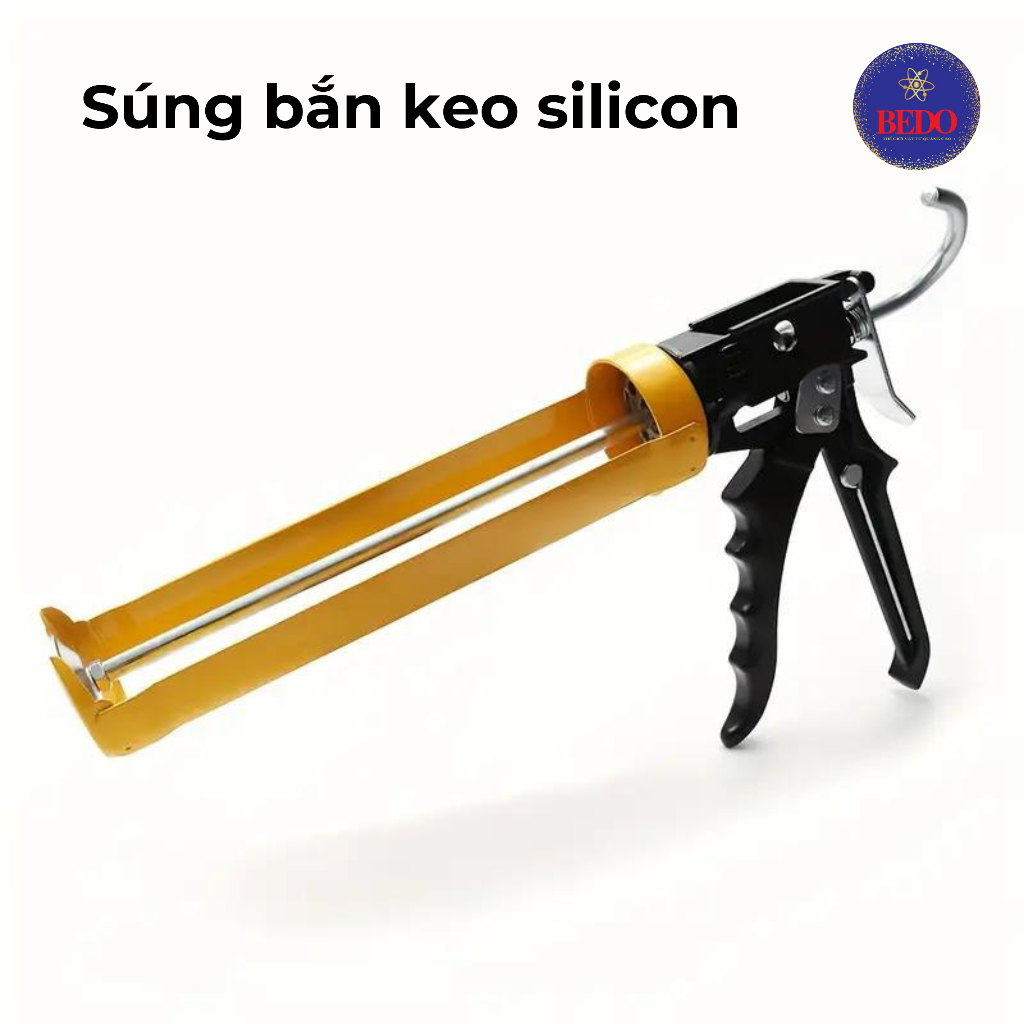 Súng Bắn Keo Silicon Cầm Tay BEDO Hợp Kim Nhôm Chắc Chắn Thi Công Keo Silicon Mượt Chính Xác