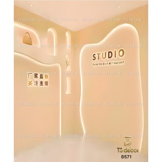 Background Livestream 3D 5D Họa Tiết Hiện Đại Đốc Đáo Giả phát sáng ánh đèn