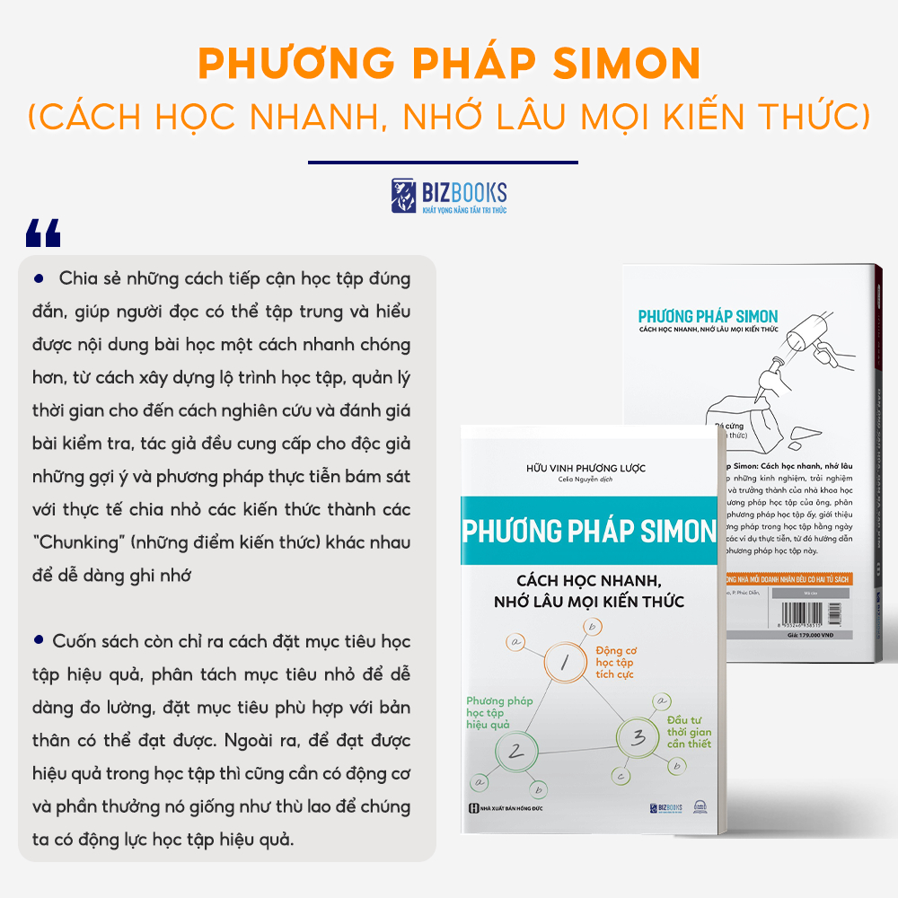 Phương Pháp Học Tập Của Simon - Cách Học Nhanh, Nhớ Lâu Mọi Kiến Thức - Sách Phát Triển Bản Thân Mỗi Ngày