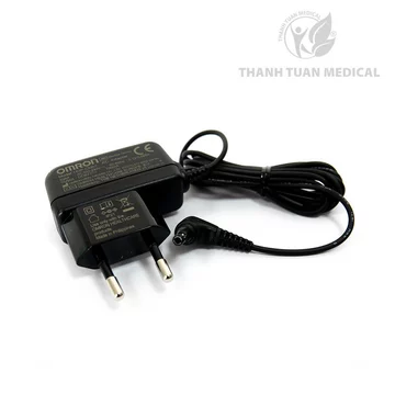 Bộ đổi điện Adapter dùng cho máy đo huyết áp bắp tay Omron AC 6V 500mA - Chính hãng dùng cho các dòng máy huyết áp Omron