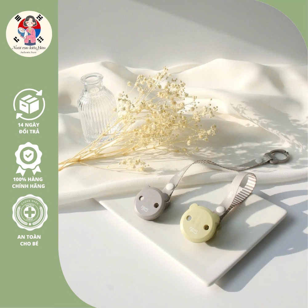 Dây Đeo, kẹp ti Chính Hãng TGM Bear Pacifer And Teether Holder Siêu ...