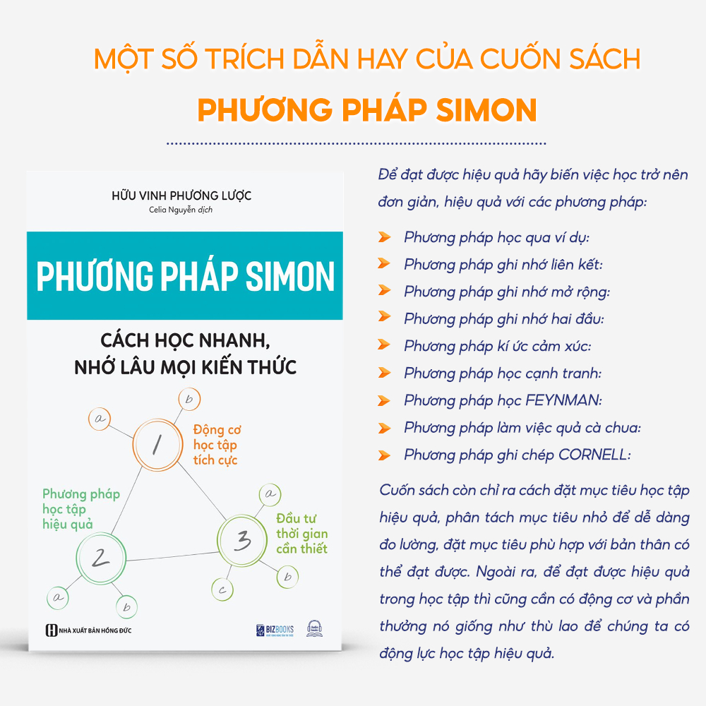 Phương Pháp Học Tập Của Simon - Cách Học Nhanh, Nhớ Lâu Mọi Kiến Thức - Sách Phát Triển Bản Thân Mỗi Ngày