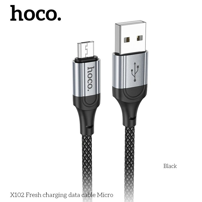 Dây sạc micro hoco X102 cáp sạc bọc dù siêu bền .