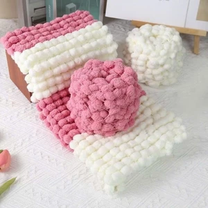 Len bông bi - cuộn 100g chuyên móc thú bông, móc thảm, móc chăn, Diy