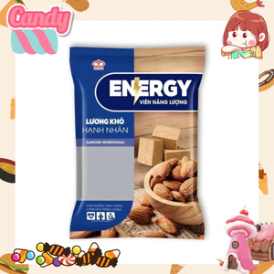 Viên Năng Lượng/ Lương Khô 400G Thơm Béo, Nhiều Vị ( VỊ HẠNH NHÂN, HẠT ĐIỀU, SOCOLA) MINH HƯƠNG FOOD